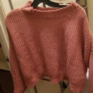 Cropped sweater